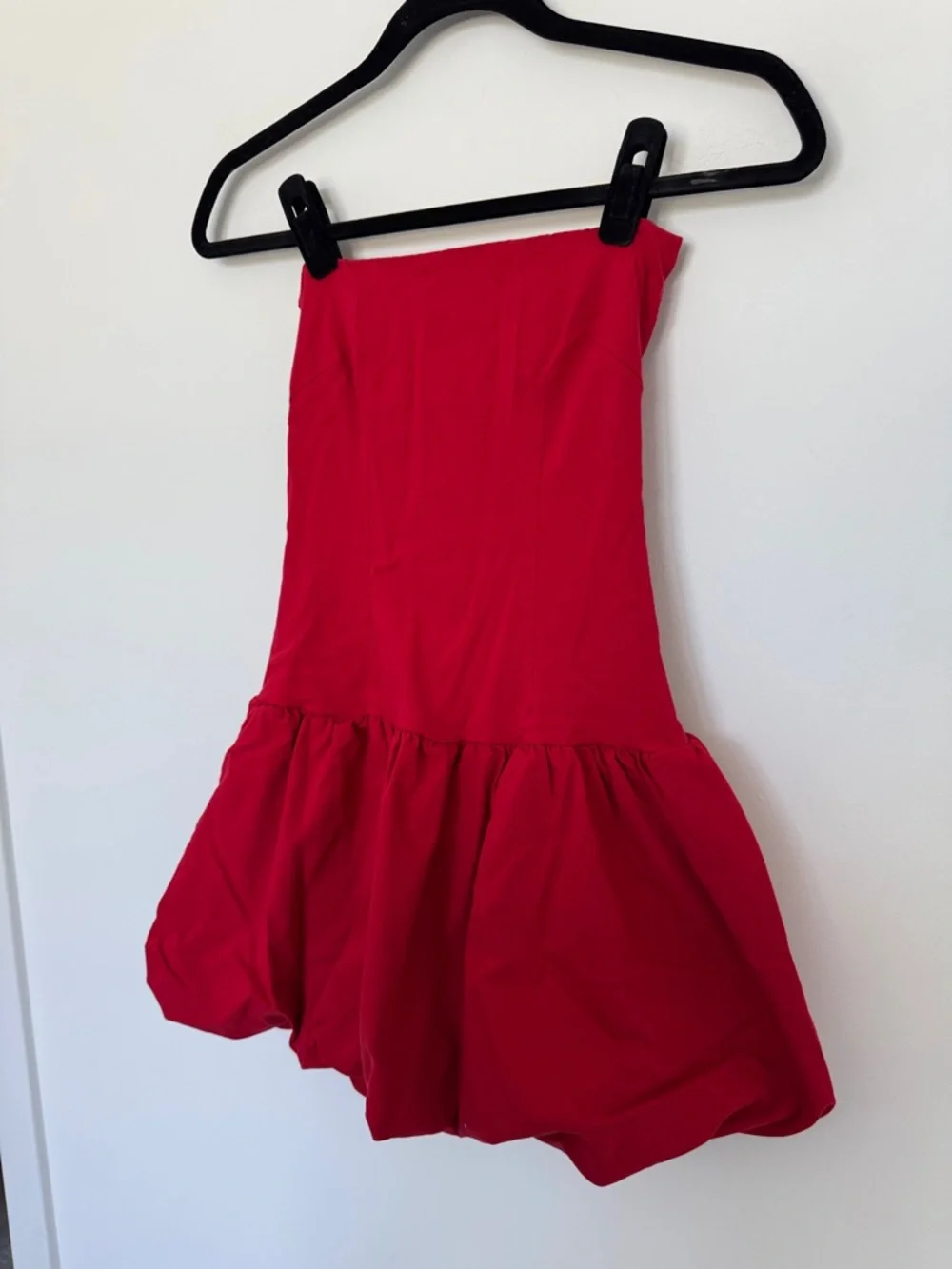 Hello Molly Perfect Personality Halter Mini Dress Red, Bubble Hem - Size 4 - Picture 3 of 8